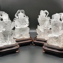 臺南城文創 天然AAA級白水晶 觀自在擺件 頂級雕工 放光料近全美 歷史價格詳細信息