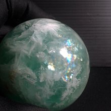 風水球~天然羽毛眼球螢石~紫螢石藍螢石~直徑約4.6公分~靈性智慧石~實體更美~贏石 歷史價格詳細信息