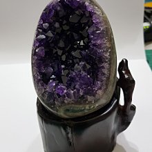 烏拉圭天然水晶簇墨綠色彩晶尺寸寬8cm高度9cm重6 水晶 天然 收藏【二手】【探古齋】-727 歷史價格詳細信息