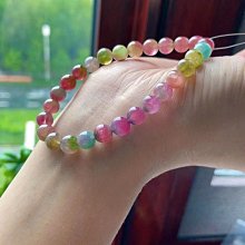 ❤妙玉生花優品購❤092601妖豔西瓜????碧璽雕刻貔貅手鍊 小衆精雕瓜線分明 帕藍 豔桃紅 青檸薄荷綠 金絲雀 芬達橙 規格：11/8/7mm重20.6g 歷史價格詳細信息
