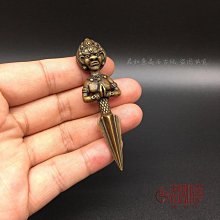 泥泊爾手工銅法器 藏傳佛教老銅金剛法鈴密宗金銅杵手搖銅鈴一套 歷史價格詳細信息