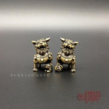 銅獅子擺件一對入戶黃銅獅子門口客廳辦公室桌面商鋪大型北京獅 歷史價格詳細信息