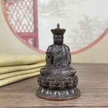 現貨地藏王菩佛像銅像觀音菩薩佛純銅新款彩繪娑婆三聖擺件家用佛具    全 歷史價格詳細信息