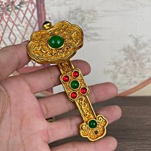 現貨仿古銅鎏真金螭龍燭臺燈臺 蓋置螭龍燭臺 銅器 小擺件 歷史價格詳細信息