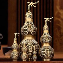 銅葫蘆 純銅擺件 八卦掛件 黃銅開口開蓋空心 家居客廳辦公室工藝品 歷史價格詳細信息