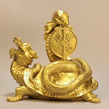 龍龜 神獸 招財 風水 避邪 化煞 鎮宅 長壽 黃銅 歷史價格詳細信息