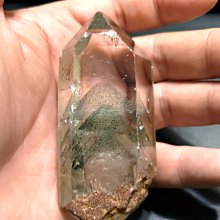 【多多】天然巴西綠幽靈手鍊男聚寶盆情侶半盆半景綠幽靈水晶 歷史價格詳細信息