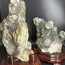 臺南城文創 天然AAA級白水晶 觀自在擺件 頂級雕工 放光料近全美 歷史價格詳細信息