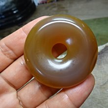 《藍晶寶石玉石特賣區→〈吊飾系列〉→天然冰種清透橘紅玉髓超大厚平安扣→W1048 歷史價格詳細信息