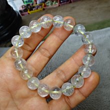 《藍晶寶石玉石批發區》→手鍊系列→天然清透聚寶盆彩色幽靈水晶10mm手珠鍊27.5公克→Y1065-2 歷史價格詳細信息