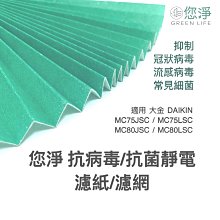 Daikin大金空氣清淨機濾網【CM SHOP】 MC40USCT MC55USCT MCK55USCTW(副廠 歷史價格詳細信息