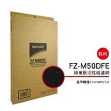 【SHARP 夏普】活性碳過濾網 FZ-M50DFE 歷史價格詳細信息