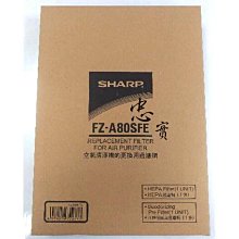 SHARP：FU-A80-T/A80-W/D80-W/E80-W【Original Life】2入組(前+後置)空氣清淨機濾網 長效可水洗 歷史價格詳細信息
