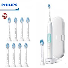 【大王家電館】【贈智能牙齦護理刷頭 總計4+2=6個刷頭】PHILIPS 飛利浦音波震動智能護齦電動牙刷 HX6857 歷史價格詳細信息