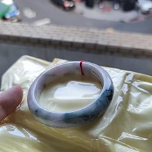 濃紫飄花翡翠手鐲陽綠春彩翡翠手鐲厚裝A貨40154 歷史價格詳細信息