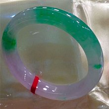 翡翠飄綠花春彩手鐲56，57，58圈口 歷史價格詳細信息