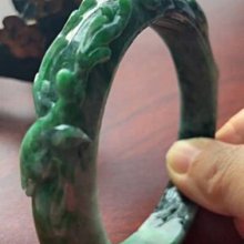 俏色翡翠雕花小桶珠14447 歷史價格詳細信息