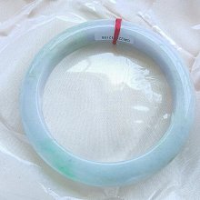 #翡翠手鐲天然緬甸三彩春彩紫綠灑金手鐲 和田玉 玉石 文玩 -5609 歷史價格詳細信息