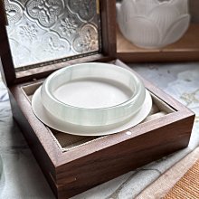 雪翠·62正圈新疆天山翠雪翠一口翠晕染手镯玉镯 歷史價格詳細信息