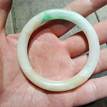 老翡翠斷鐲兩個就是總不單  內徑分別54.5和51mm條粗8.2和9.1mm  所有 翡翠 收藏 古玩【二手】【祈福閣】-977 歷史價格詳細信息