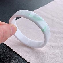 飄陽綠翡翠宮（方）鐲，58x15x10，寬版大氣，春彩底，見 和田玉 玉石 收藏 -3626 歷史價格詳細信息