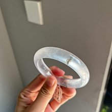 54圈緬甸天然雙彩翡翠手鐲36.8時尚女款飄彩美人條百搭玉鐲 翡翠 手鐲 收藏【二手】【大唐盛世】-2547 歷史價格詳細信息