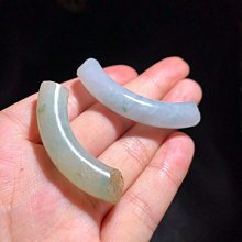 老翡翠斷鐲兩個就是總不單  內徑分別54.5和51mm條粗8.2和9.1mm  所有 翡翠 收藏 古玩【二手】【祈福閣】-977 歷史價格詳細信息