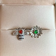 天然翡翠陽綠翡翠耳釘 珠寶是愛美的姐妹最愛的愛自己的方式提高幸福感 翡翠 飾品 收藏【二手】【朝天宮】-3485 歷史價格詳細信息