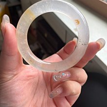 天然和田玉54.5圈口冰種晴水手鐲 54.5*13.4*8.7 送證書 料子冰潤細膩色澤 翡翠 手鐲 收藏【二手】【大唐盛世】-981 歷史價格詳細信息