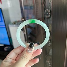 #手鐲【青荷淡香】50貴妃圓48圈口小清新淡果綠貴妃天然翡翠A貨緬甸玉手鐲保A有證❤貴妃尺 歷史價格詳細信息