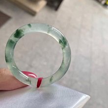 翡翠8.6x2.2mm高冰玻璃種飄花陽綠冰綠滿綠辣綠平安扣隔 和田玉 玉石 文玩 -6962 歷史價格詳細信息