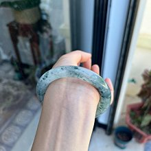 56圈緬甸天然A貨翡翠手鐲36.0時尚珠寶女款搭白冰麻花 翡翠 手鐲 飾品 【尋秦記】二手-1783 歷史價格詳細信息