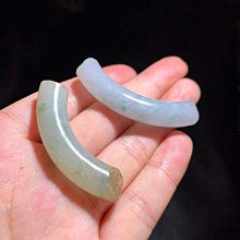 老翡翠斷鐲兩個就是總不單  內徑分別54.5和51mm條粗8.2和9.1mm  所有 翡翠 收藏 古玩【二手】【祈福閣】-977 歷史價格詳細信息