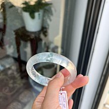 54圈緬甸天然雙彩翡翠手鐲36.8時尚女款飄彩美人條百搭玉鐲 翡翠 手鐲 收藏【二手】【大唐盛世】-2547 歷史價格詳細信息