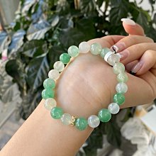新品！獨龍玉手串 冰甜綠飄花 12.8mm 飄花靈動 整體高冰透的款式 冰底飄花 上手超美 歷史價格詳細信息