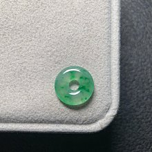 冰陽綠甜甜圈翡翠吊墜裸石無裂紋種老底子細膩整體尺寸31.2mm 翡翠 飾品 收藏【二手】【微淵古董】-3994 歷史價格詳細信息