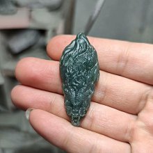 危料老藍水練手料片料明料毛料掛件料，天然翡翠難免有 翡翠 原石 擺件【怡雅館】二手-1916 歷史價格詳細信息