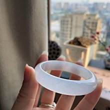 56.6圈口天然冰黃翡寬版輪胎翡翠鐲，條寬20條厚7.5，正 和田玉 玉石 收藏 -2742 歷史價格詳細信息