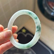 【54圓條】冰晴水天空藍黃翡起光翡翠手鐲-9.5-9.7冰種，種老肉細，冰潤透手，亮晶晶的 歷史價格詳細信息