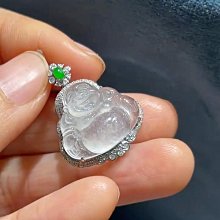 翡翠佛公金鑲玉吊墜老坑冰糯種黃色緬甸A貨掛件揭陽翡翠帶證書77 歷史價格詳細信息