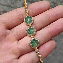 冰潤四葉草翡翠吊墜裸石種老膠感十足玉質細膩集齊黃➕晴綠 冰 翡翠 飾品 收藏【二手】【微淵古董】-4365 歷史價格詳細信息