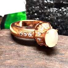 【蓁寶閣】天然緬甸翡翠 冰種晴底冰透蛋面S925銀活口戒指 歷史價格詳細信息