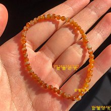 天然翡翠a紅黃鴛鴦雙色卡3.8毫米小米珠手鏈手串 完美度 翡翠 石 老貨 【景天閣】二手-10947 價格比較,價格查詢,歷史價格詳細信息