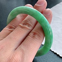 54圈緬甸天然雙彩翡翠手鐲36.8時尚女款飄彩美人條百搭玉鐲 翡翠 手鐲 收藏【二手】【大唐盛世】-2547 歷史價格詳細信息