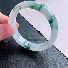 54圈緬甸天然雙彩翡翠手鐲36.8時尚女款飄彩美人條百搭玉鐲 翡翠 手鐲 收藏【二手】【大唐盛世】-2547 歷史價格詳細信息