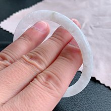 56圈緬甸天然A貨翡翠手鐲36.0時尚珠寶女款搭白冰麻花 翡翠 手鐲 飾品 【尋秦記】二手-1783 歷史價格詳細信息