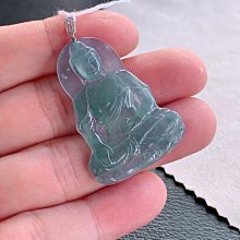 【高冰危料-藍水綠飄花平安扣】天然翡翠a貨吊墜掛件滴流鑲嵌件 和田玉 玉石 文玩 -6696 歷史價格詳細信息