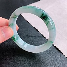 54圈緬甸天然雙彩翡翠手鐲36.8時尚女款飄彩美人條百搭玉鐲 翡翠 手鐲 收藏【二手】【大唐盛世】-2547 歷史價格詳細信息