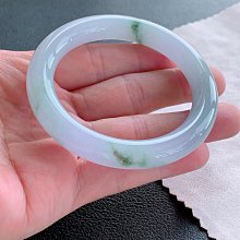 可議價 冰紫冰春彩翡翠手鐲厚裝  圈口：56.5，寬12.9，厚8.5（0558）  很美的一只 舊藏 古玩 翡翠 二手【快樂真棒】-1473 歷史價格詳細信息