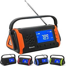 【日本代購】Geum 地震 停電 防災收音機 太陽能充電 防水 LED手電筒 藍色 歷史價格詳細信息